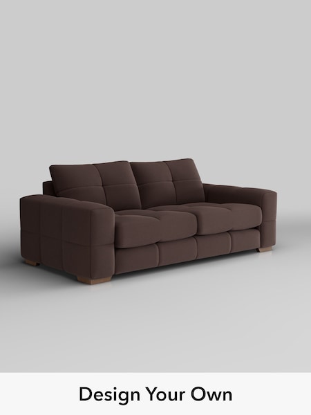 Fine Chenille Easy Clean/Chocolate Brown Brooke Deep Sit (W61196) | £1,725