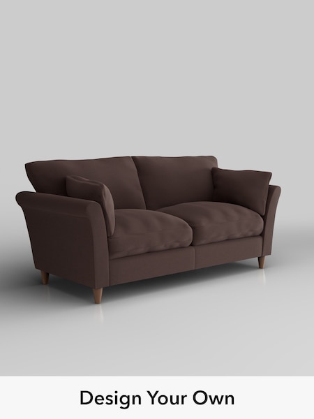 Fine Chenille Easy Clean/Chocolate Brown Hartley Relaxed Sit (W61200) | £1,275