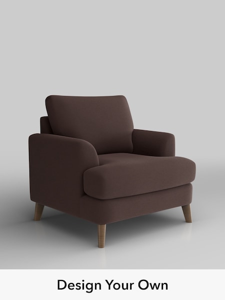 Fine Chenille Easy Clean/Chocolate Brown Parker (W61202) | £875