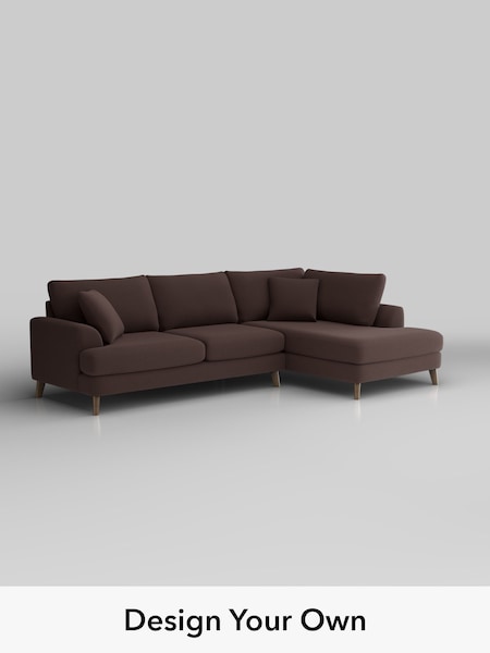 Fine Chenille Easy Clean/Chocolate Brown Parker (W61202) | £2,350