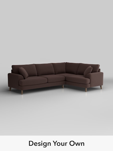 Fine Chenille Easy Clean/Chocolate Brown Parker (W61202) | £2,425