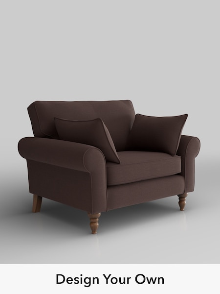 Fine Chenille Easy Clean/Chocolate Brown Mallory (W61203) | £725