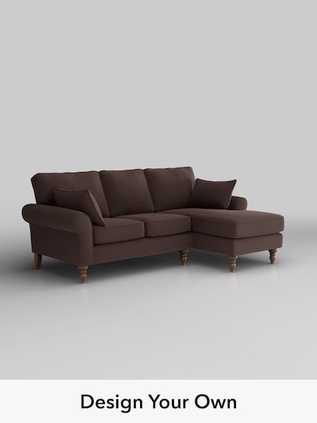 Fine Chenille Easy Clean/Chocolate Brown Mallory (W61203) | £1,475