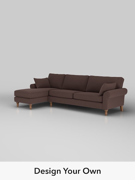 Fine Chenille Easy Clean/Chocolate Brown Mallory (W61203) | £1,575