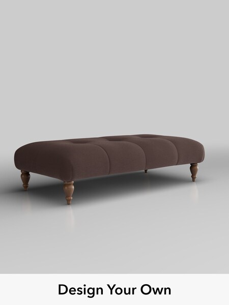 Fine Chenille Easy Clean/Chocolate Brown Erin Buttoned Back Deep Relaxed Sit (W61204) | £499