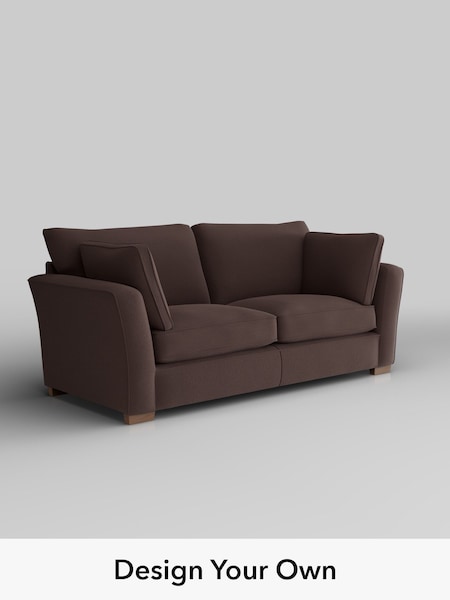 Fine Chenille Easy Clean/Chocolate Brown Heath Highback (W61206) | £1,325