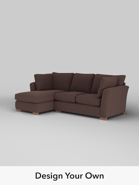 Fine Chenille Easy Clean/Chocolate Brown Heath Highback (W61206) | £1,899