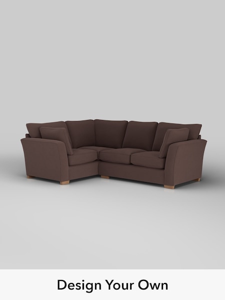 Fine Chenille Easy Clean/Chocolate Brown Heath Highback (W61206) | £2,050