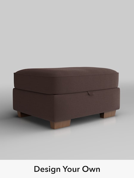 Fine Chenille Easy Clean/Chocolate Brown Hayden Highback (W61207) | £499