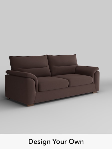Fine Chenille Easy Clean/Chocolate Brown Hayden Highback (W61207) | £1,325