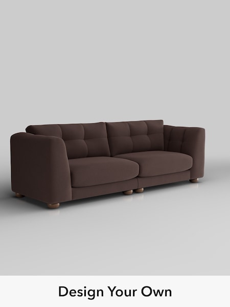 Fine Chenille Easy Clean/Chocolate Brown Jasmine (W61210) | £1,575