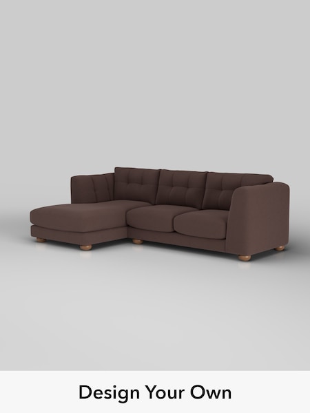 Fine Chenille Easy Clean/Chocolate Brown Jasmine (W61210) | £2,075