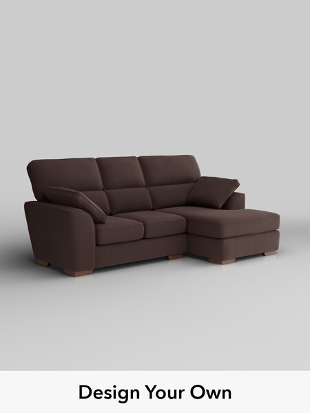 Fine Chenille Easy Clean/Chocolate Brown Stamford Highback (W61213) | £1,775