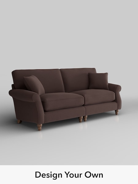Fine Chenille Easy Clean/Chocolate Brown Ashford Relaxed Sit (W61218) | £1,525