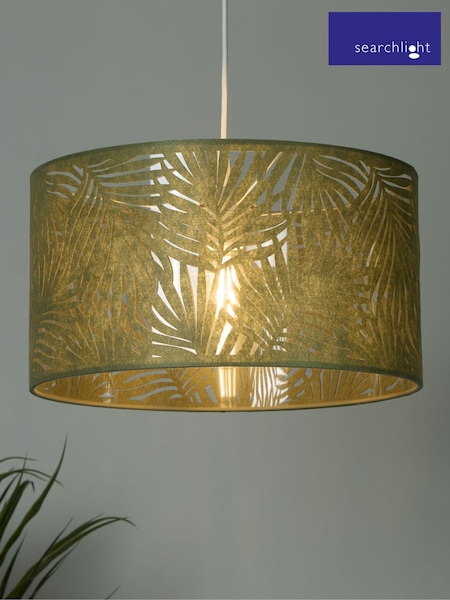 Searchlight Green Gardenia Leaf Lamp Shade (W61349) | £51