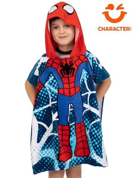 Character Blue Marvel Spidey And His Amazing Friends Towel Poncho (W61663) | £16
