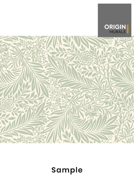Origin Murals Sage Green Trailing Ferns A4 Wallpaper Sample (W61798) | £0