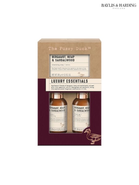 Baylis & Harding The Fuzzy Duck Bergamot, Hemp & Sandalwood Mens Luxury Essentials Gift Set (W61915) | £10