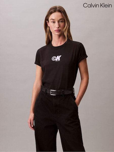 Calvin Klein Black Short Sleeve T-Shirt (W62010) | £45