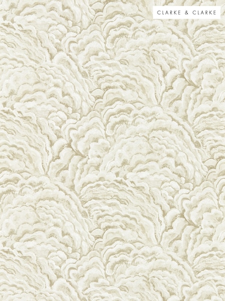 Clarke & Clarke Champagne Gold Lumino Exotica 2 10M Wallpaper (W62077) | £56