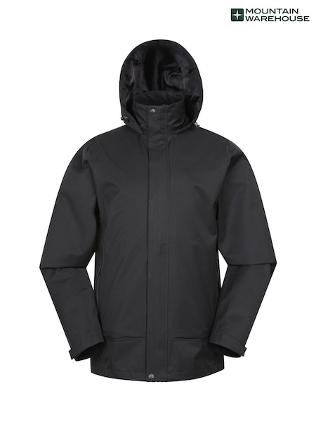 Mountain Warehouse Black Mens Shale Waterproof Jacket (W62099) | £85