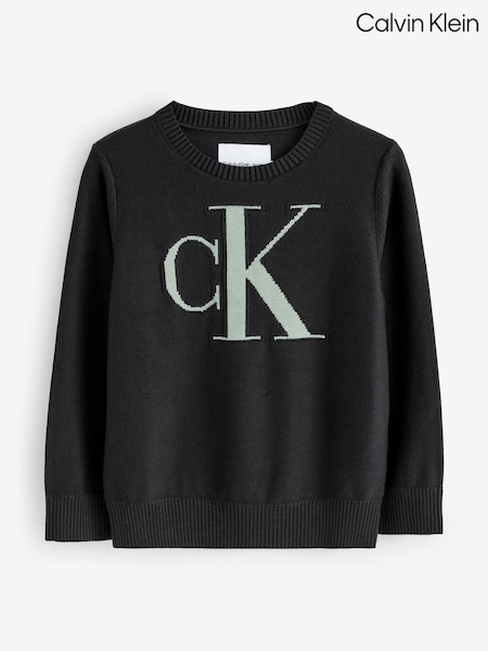 Calvin Klein Black Monogram Jumper (W62106) | £60 - £75