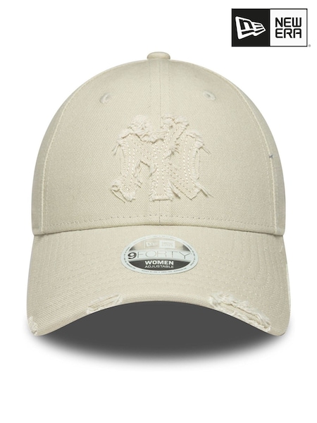 New Era Womens Cream 940 Distressed Cap (W62243) | £28