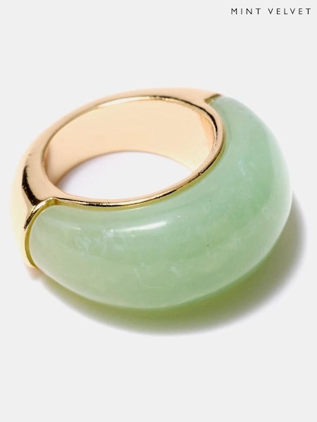 Mint Velvet Green Statement Ring (W62366) | £22