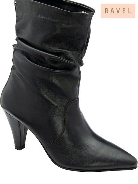 Ravel Black Calf Boots (W62404) | £95