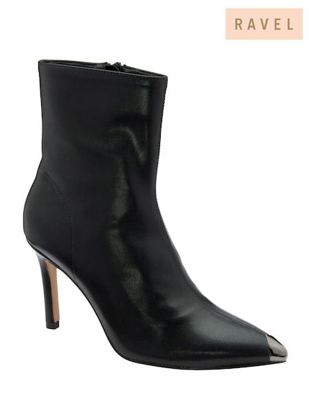 Ravel Black Ankle Boots (W62411) | £75