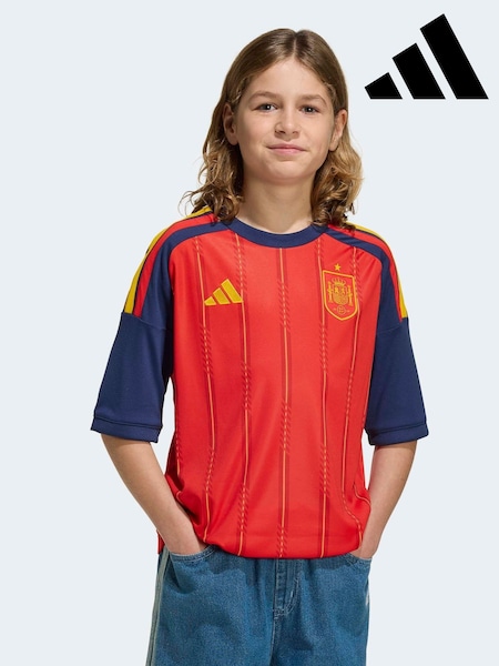 adidas Bright Red Spain 26 Home Jersey (W62431) | £60