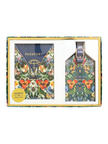 Portico Designs Archive Passport Case and Luggage Tag Travel Set (W62527) | £26