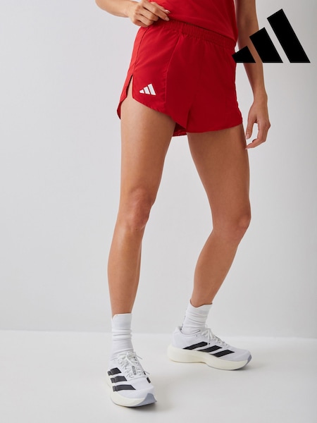 adidas Red adizero Essentials Running Shorts (W62761) | £25