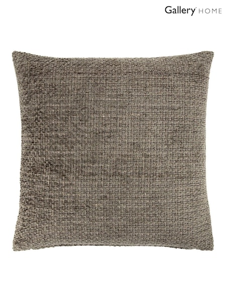 Gallery Home Green Chenille Cushion (W63128) | £22