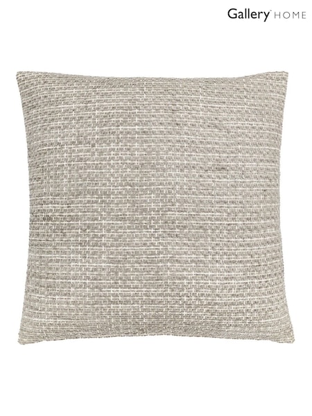 Gallery Home Neutral Chenille Cushion (W63131) | £22