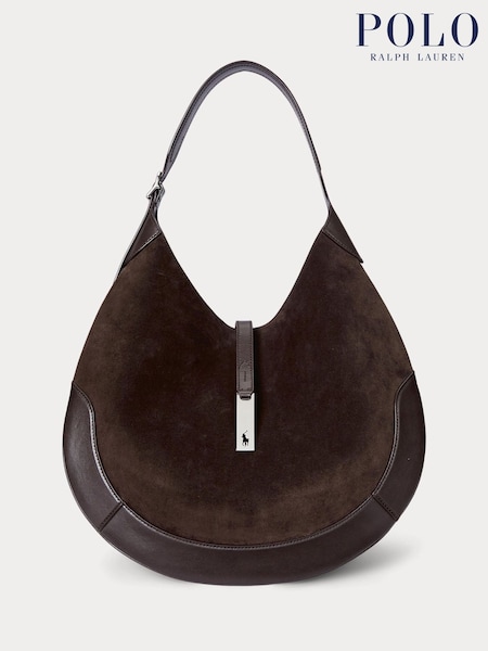 Polo Ralph Lauren Brown Suede Leather Bag (W63285) | £795