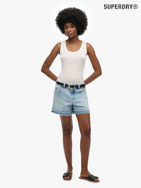 Superdry White Studios Lightweight Racer Vest Top (W63294) | £18