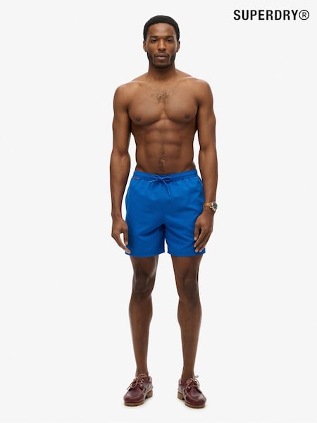 Superdry Blue Essential 17-inch Swim Shorts (W63323) | £30