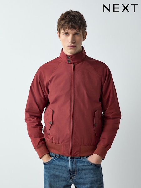 Red Shower Resistant Harrington Jacket (W63552) | £0