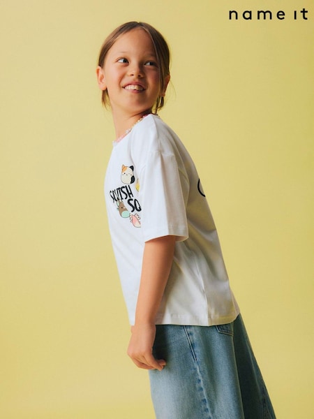 Name It White Squishmallow T-Shirt (W64055) | £17