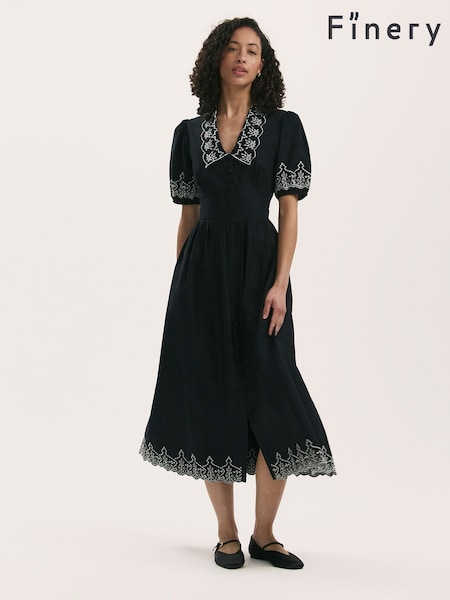 Finery Black Arianna Dress (W64164) | £69