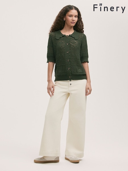 Finery Green Marlowe Cardigan (W64172) | £49
