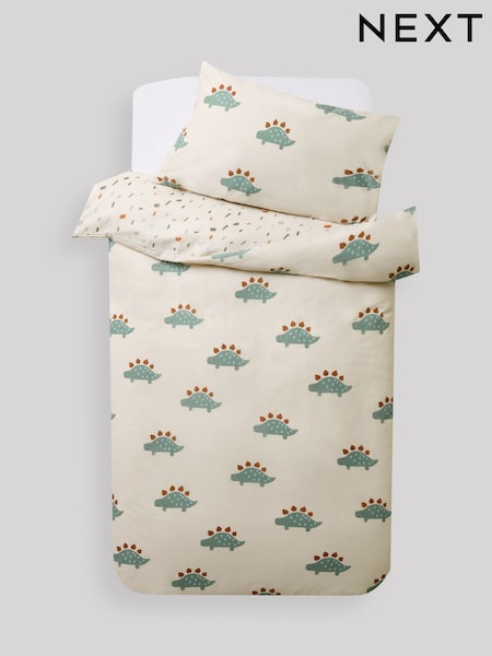Stampy Dinosaur Duvet Cover and Pillowcase Set (W64206) | £15 - £22