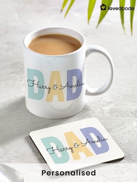 Personalised Youre My Hero Mug and Coaster Set by Loveabode (W64240) | £20