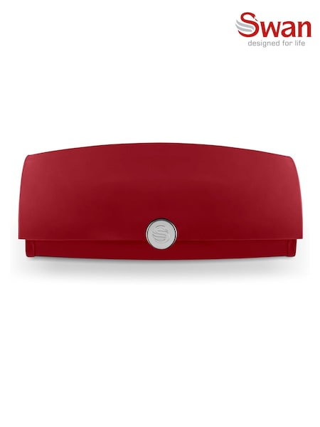 Swan Red Elegance Bread Bin (W64409) | £27