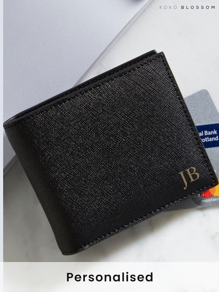 Personalised Saffiano Leather Wallet by Koko Blossom (W64412) | £50