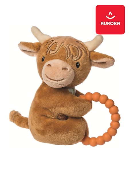 Aurora World Mary Meyer Hetty Highland Cow Rattle (W64463) | £14