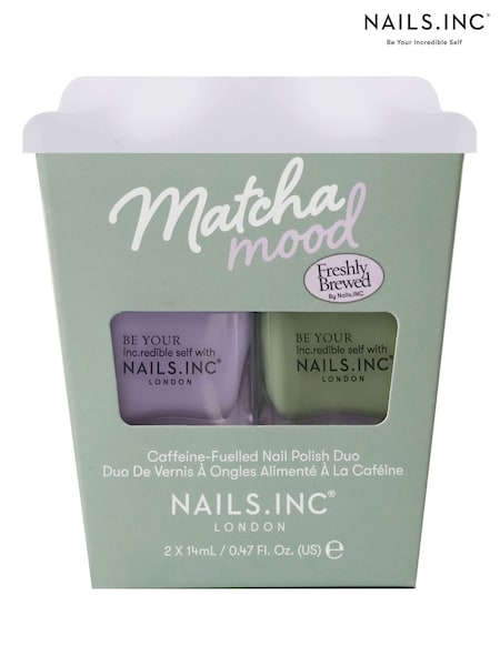 NAILS INC Matcha Mood Nail Varnishes Duo (W64730) | £15