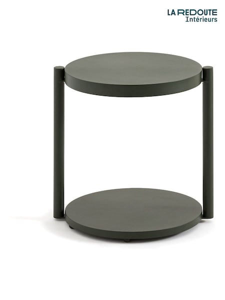 La Redoute Intérieurs Dark Green Valnix Metal Garden Side Table (W64753) | £90