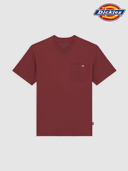 Dickies Red Luray Pocket T-Shirt (W64963) | £25